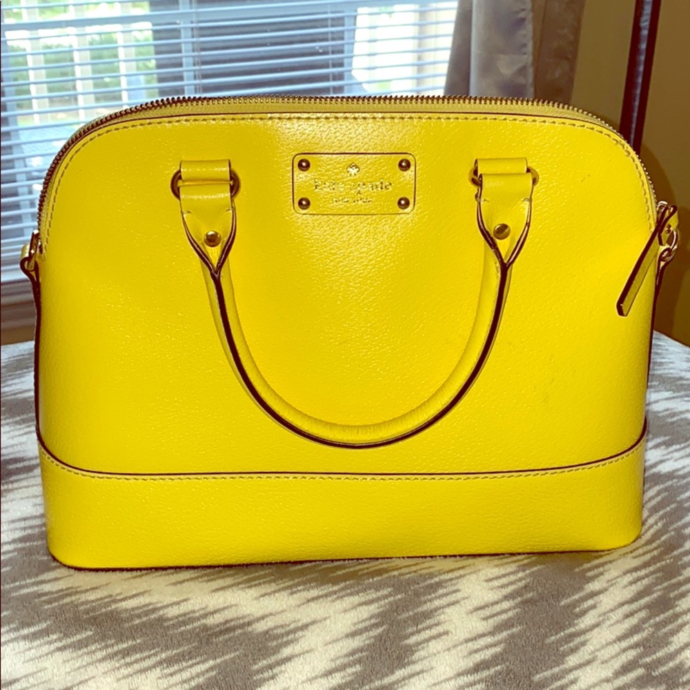 Yellow Kate Spade Handbag